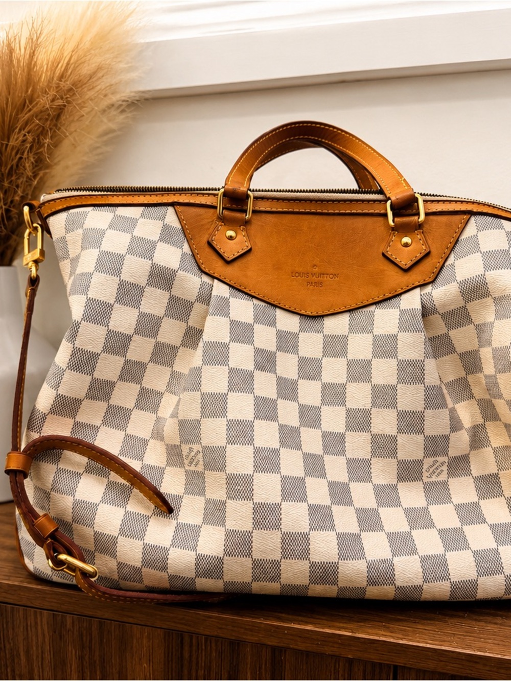 Louis Vuitton Damier Azur Siracusa Gm - Picture 1 of 2